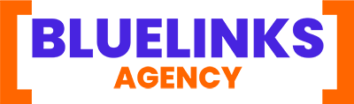 Bluelinks Agency Logo used in Header and footer