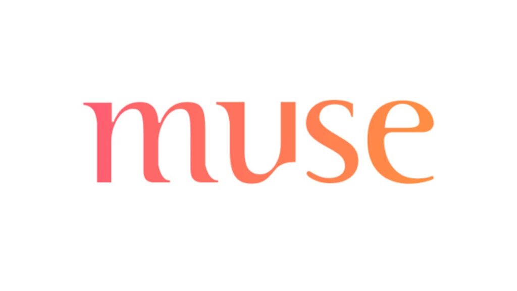 Muse logo in a modern gradient of coral and orange, reflecting a creative, brand-first marketing agency based in Hamilton, Canada.