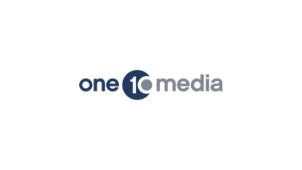 “One 10 Media logo featuring the words 'one' and 'media' in sleek lowercase letters with a dark circle containing '10' in the center — representing a modern digital advertising and email marketing company.”