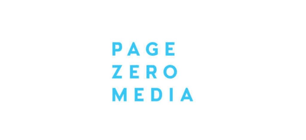 "Page Zero Media logo in light blue vertical text layout, representing a performance-driven PPC and digital advertising agency with a focus on results and strategy."