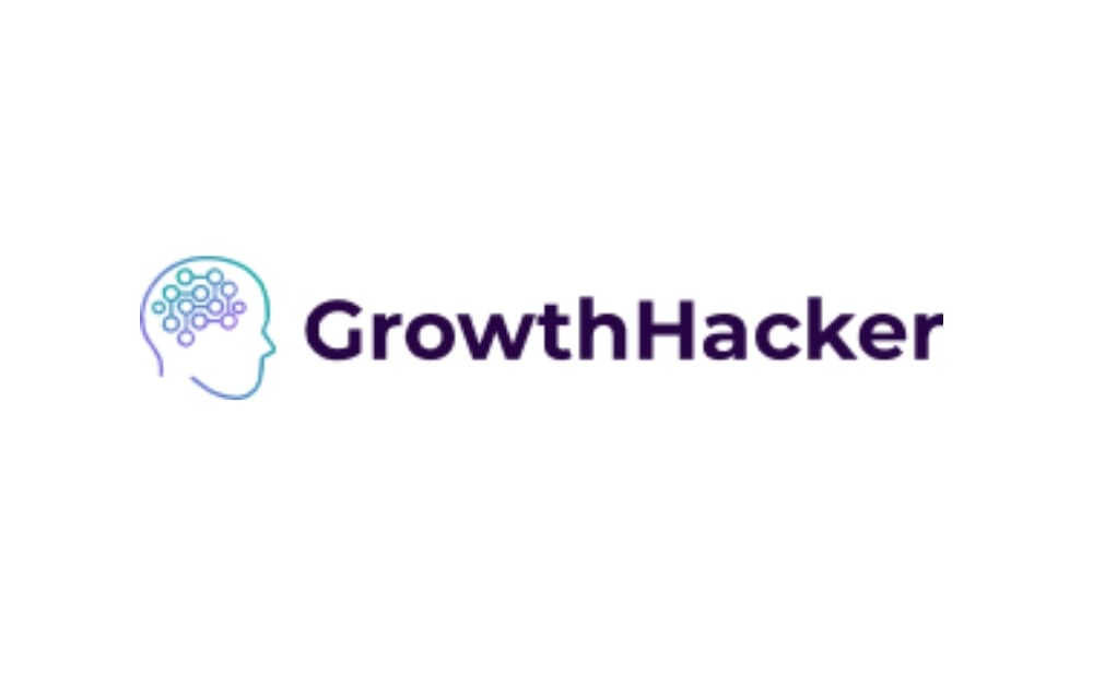 “Growth Hacker agency logo with tech-inspired head graphic – Montreal-based SEO and digital marketing company”