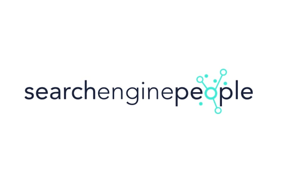 “Search Engine People logo with connected nodes icon – top-rated Canadian SEO agency serving Quebec businesses”
