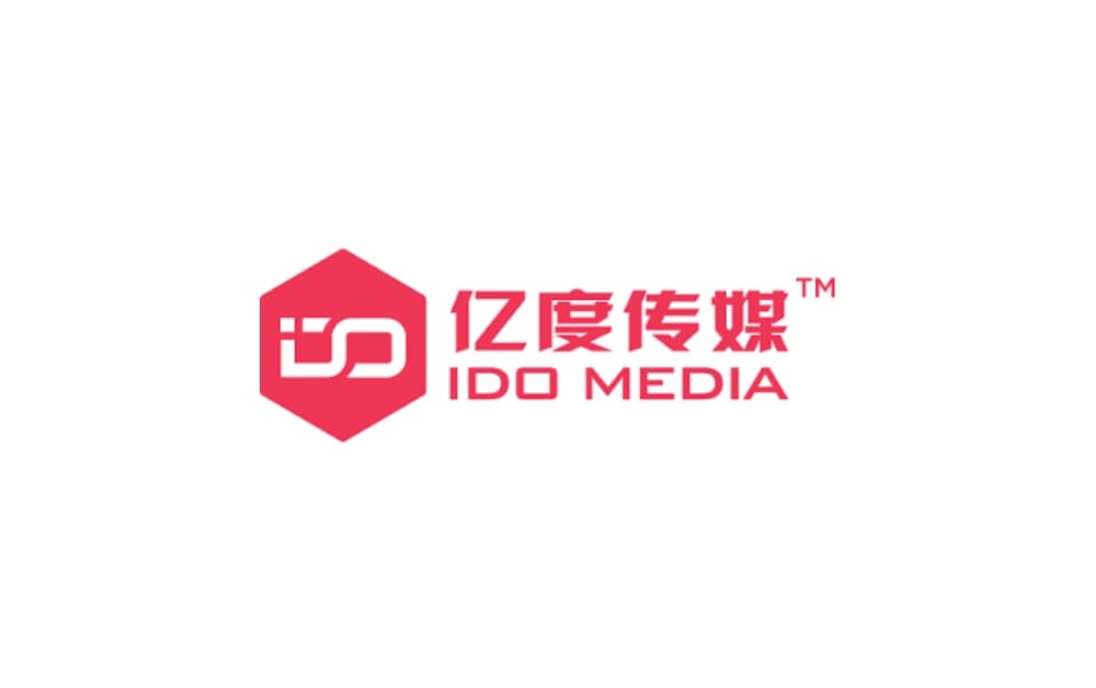"IDO Media logo in pink with Chinese characters and English text, showcasing a multicultural digital marketing agency specializing in Chinese-Canadian markets."