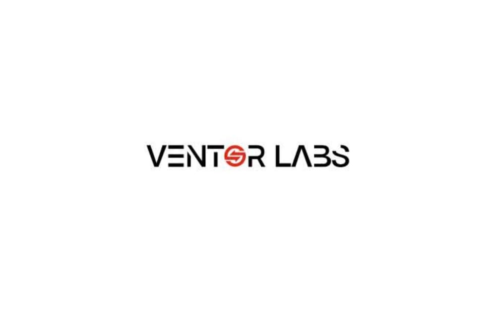Ventor Labs logo featuring sleek black typography with a red circular “S” icon integrated into the name — representing a Winnipeg-based SEO and digital innovation agency specializing in technology-driven marketing solutions.