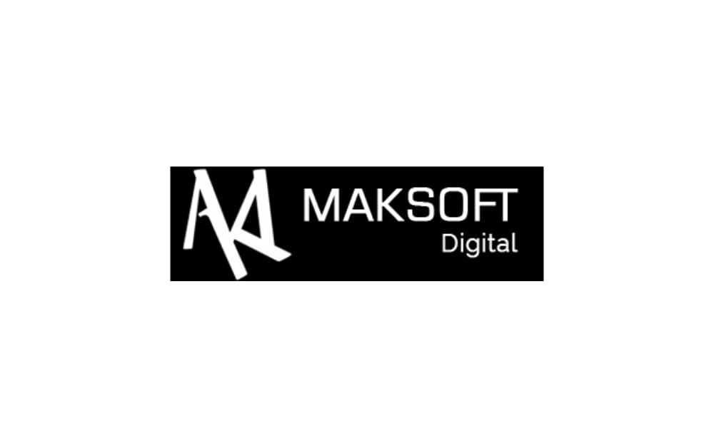 MakSoft Digital logo with bold white ‘MK’ initials on a black background and the text ‘MAKSOFT Digital’ — identity of a Winnipeg digital marketing and ORM agency.