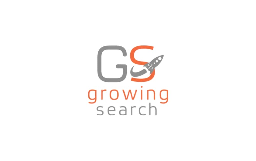 Growing Search logo with "GS" initials and a rocket symbol, representing the agency’s focus on SEO growth and digital visibility.