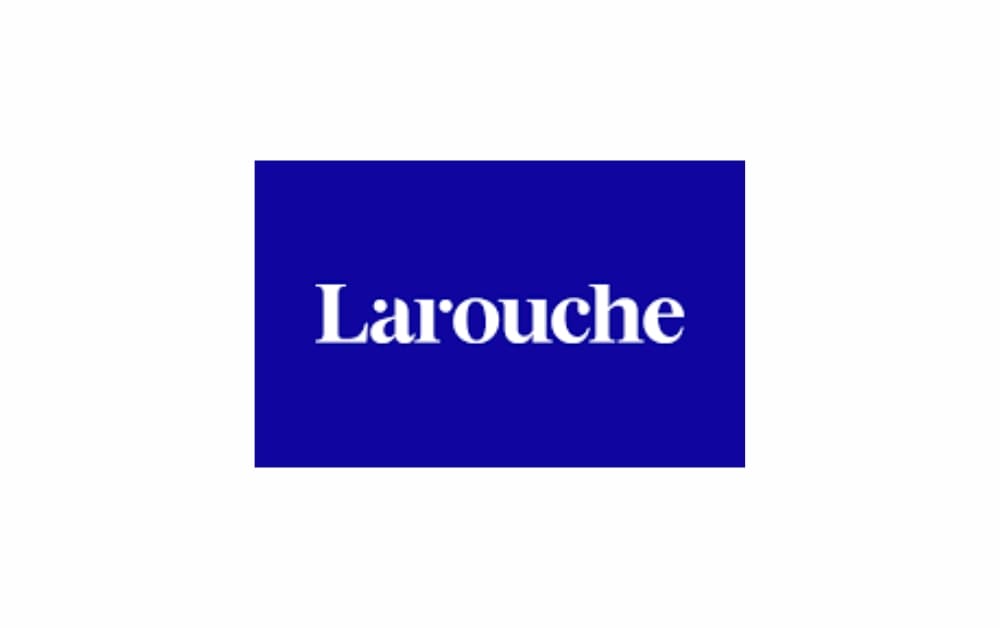 "Logo of Larouche, a full-service creative and branding agency based in Québec City, known for integrated marketing solutions and brand development."