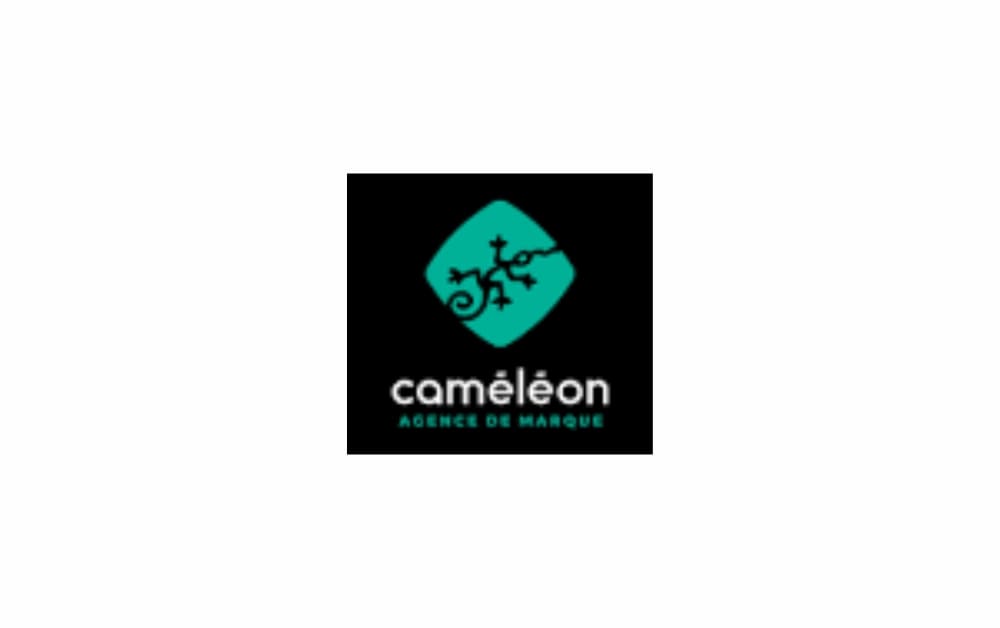 "Logo of Caméléon, a brand agency in Québec City focused on identity design, strategy, and communication for local and national brands."