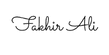 Fakhir Ali Sign