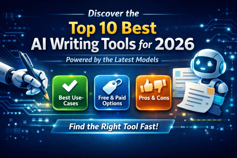 Top 10 Best AI Writing Tools for 2026