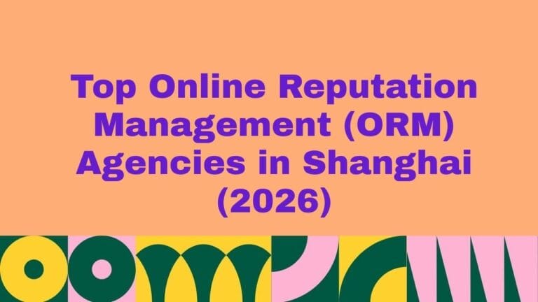 Top 10 ORM agencies In Shanghai in 2026