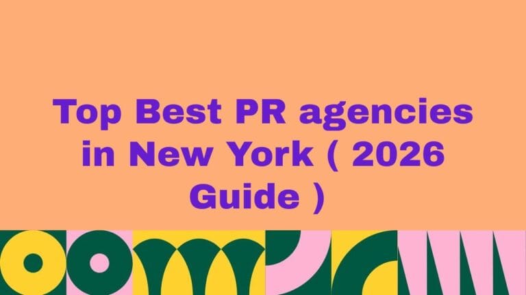 Top 10 PR agencies In New York 2026