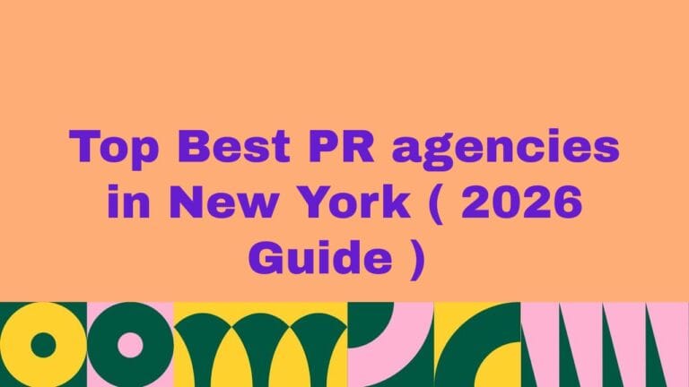 Top 10 PR agencies In New York 2026
