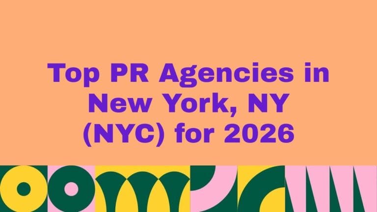 Top 10 PR agencies In New York NY 2026