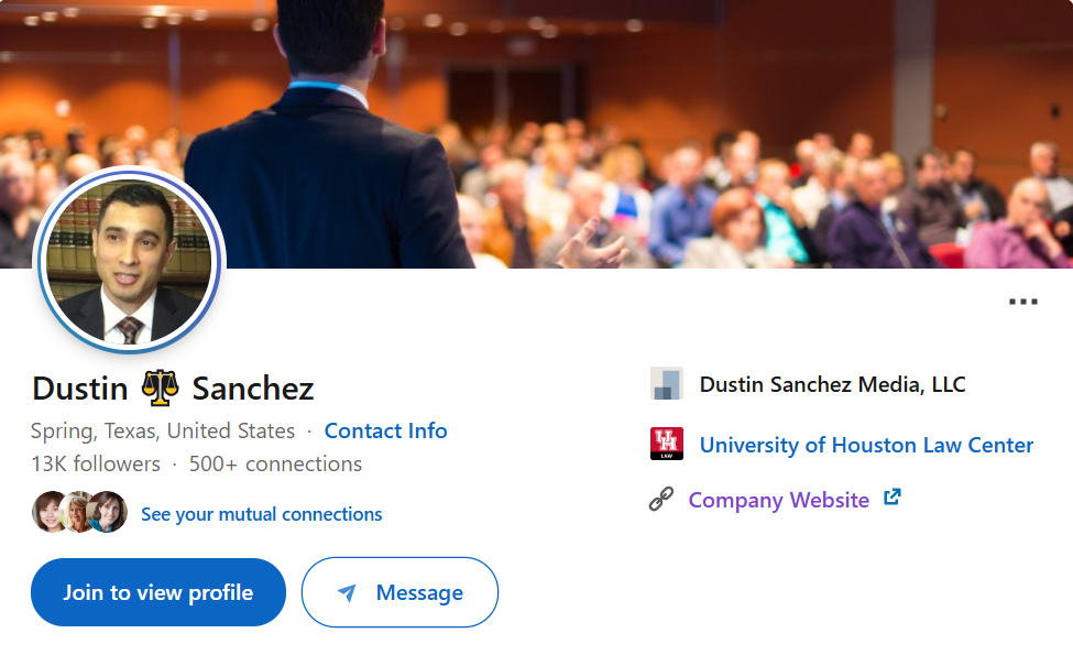 Dustin Sanchez Media