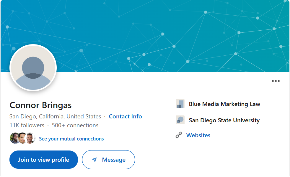 Blue Media Marketing Law