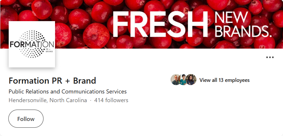 Formation PR + Brand