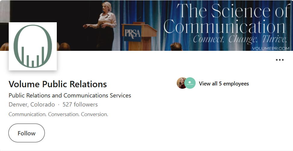 Volume Public Relations
