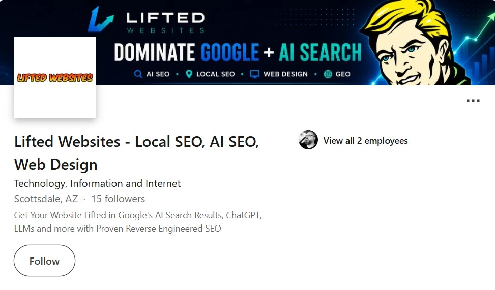Lifted Websites Local SEO, AI SEO, Web Design